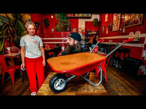 THAT VIRAL WHEELBARROW OF TIRAMISU CHALLENGE THAT HAS NEVER BEEN BEATEN! | BeardMeatsFood